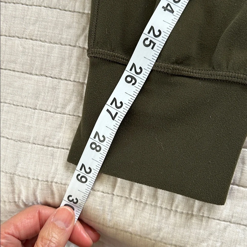 Lululemon Aline army green high rise legging joggers full length 8​ - Picture 15 of 16